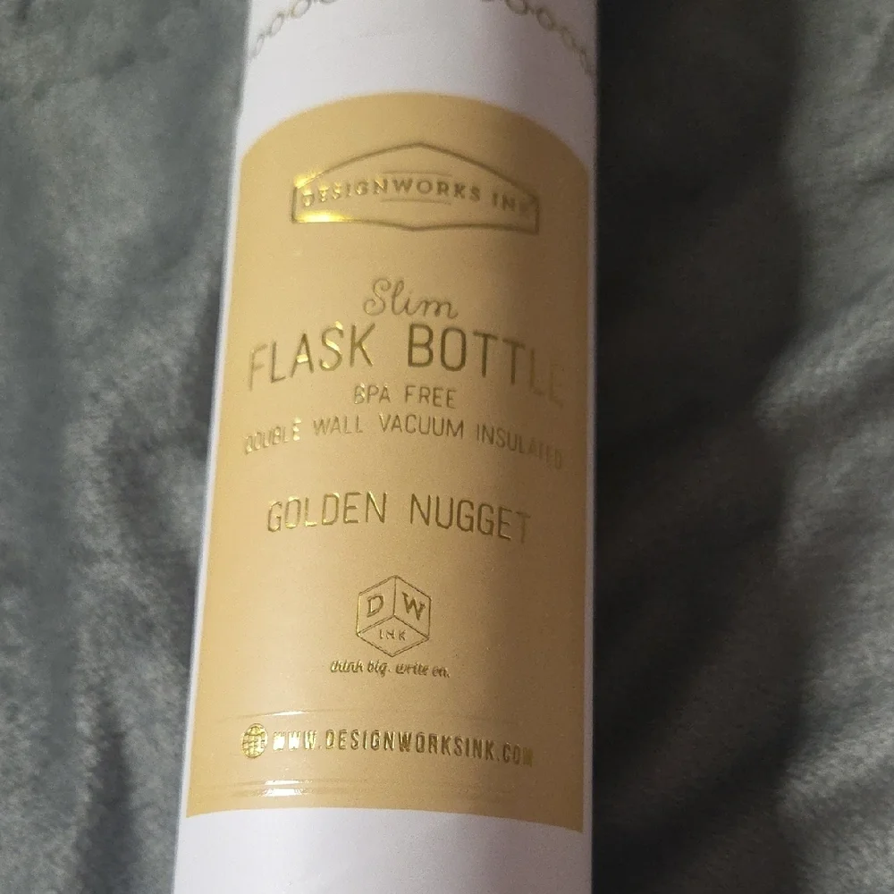 Z Gallerie Gold Slim Flask/Water Bottle